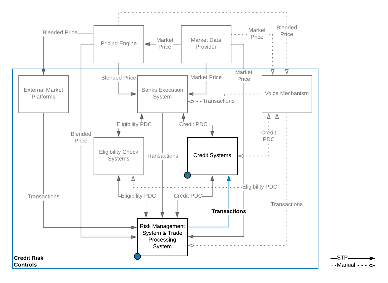 Credit Risk Control Systems Flow